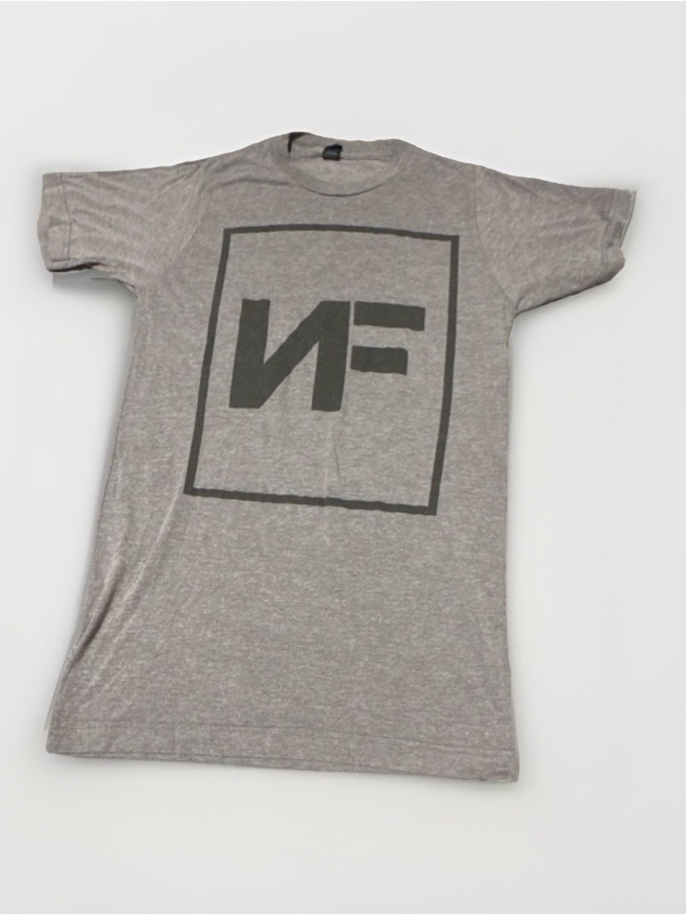 Grey Graphic Tee with NF Logo